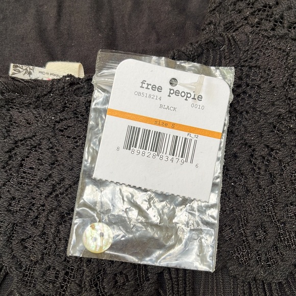 NWT Free People Black Lace Dress Size Small - Picture 15 of 15